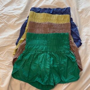 FP Movement by Free People Way Home Shorts - Green, Blue, Yellow, Pink